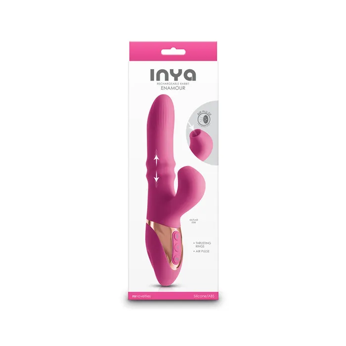 NS Novelties Vibrators | INYA Enamour - Pink-(nsn-0552-54) NS Novelties Vibrators | INYA Enamour - Pink-(nsn-0552-54)