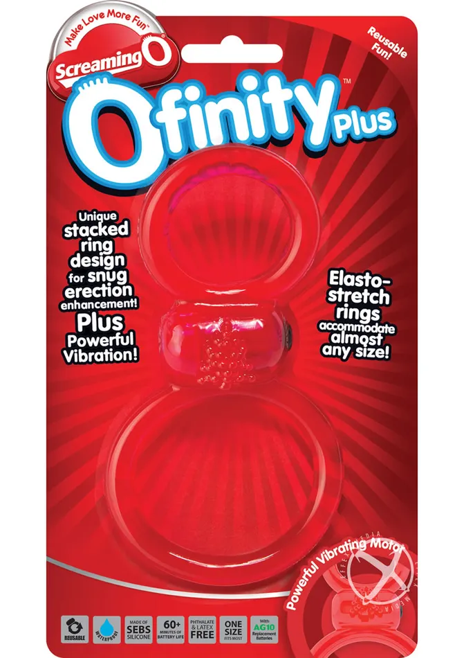 Screaming O Male Sex Toys Ofinity Plus Super Stretchy Vibrating Double Silicone Cock Ring Waterproof Screaming O Male Sex Toys Ofinity Plus Super Stretchy Vibrating Double Silicone Cock Ring Waterproof