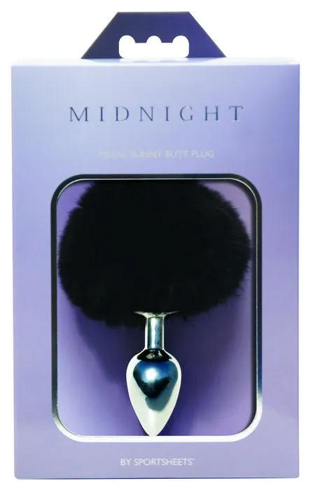 Midnight Metal Bunny Plug Sport Sheets Anal