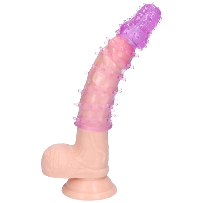 Male Sex Toys Ribbed Penis Extension With Pleasure Nubs GK Exotic