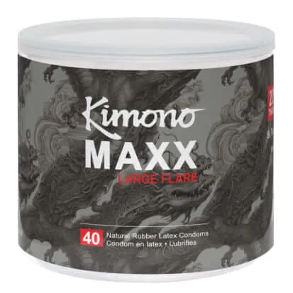 Paradise Products Male Sex Toys Kimono Bowl Maxx Large Flare 40 Count Condoms Fishbowl Premium Quality for Enhanced Comfort Paradise Products Male Sex Toys Kimono Bowl Maxx Large Flare 40 Count Condoms Fishbowl Premium Quality for Enhanced Comfort