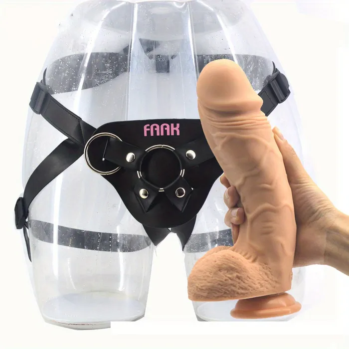 FAAKF124 Silicone Realistic Dildo Strap on Penis With Suction Cup FAAK Female Sex Toys