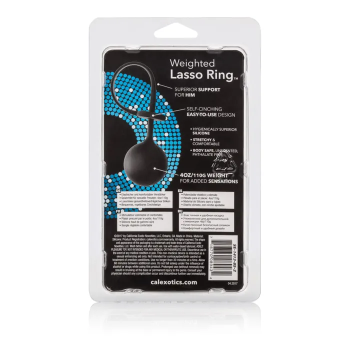 Male Sex Toys CalExotics Weighted Lasso Ring