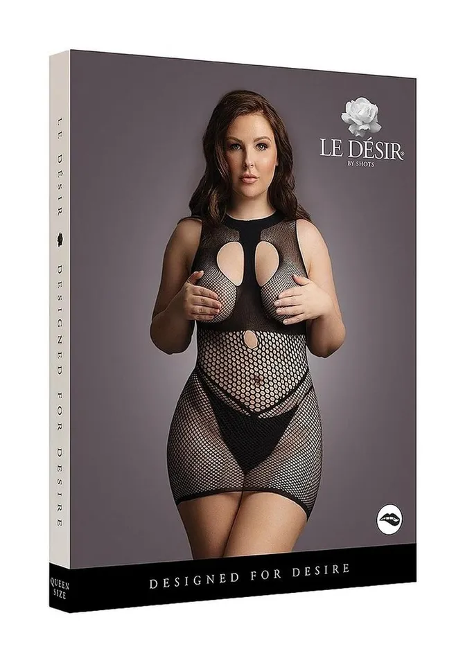 Le Desir Duo Net Open Cup Mini Dress Le Desir Female Sex Toys