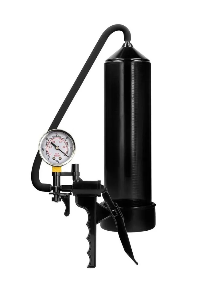 Male Sex Toys Pumped Pumped Lite Beginners Pump with Psi Gage