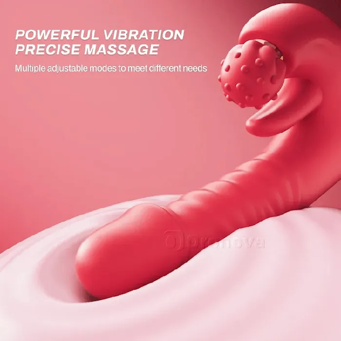 Oronova Triple Action Vibrator with Rotating Massage and Vibrating Functions Female Sex Toys Oronova Triple Action Vibrator with Rotating Massage and Vibrating Functions Female Sex Toys