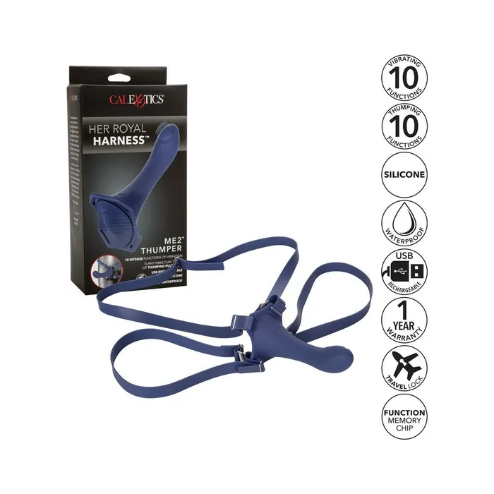 Calexotics Female Sex Toys Her Royal Harness ME2 Thumper Calexotics Female Sex Toys Her Royal Harness ME2 Thumper