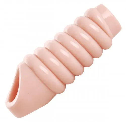 XR Brands Male Sex Toys XR Brands Really Ample Ribbed Penis Enhancer Sheath