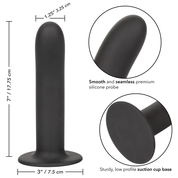 Female Sex Toys California Exotics Boundless 7 Smooth Dildo With Suction Cup