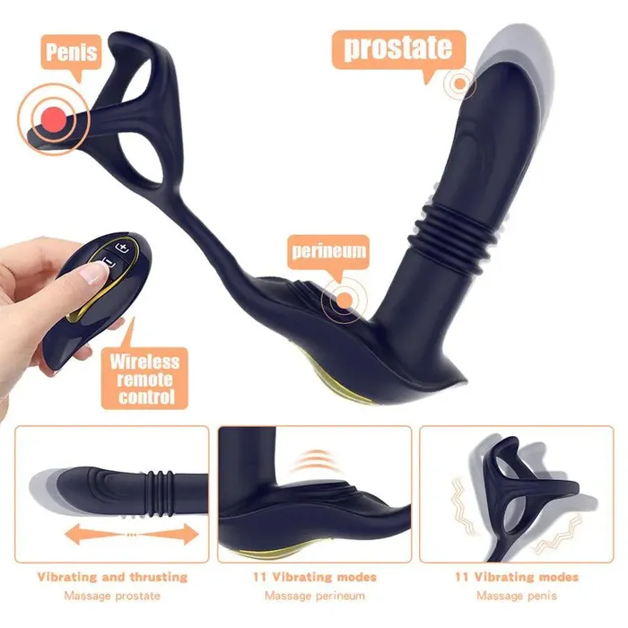 Female Sex Toys Xinghaoya Remote Control Thrusting Prostate Vibrator