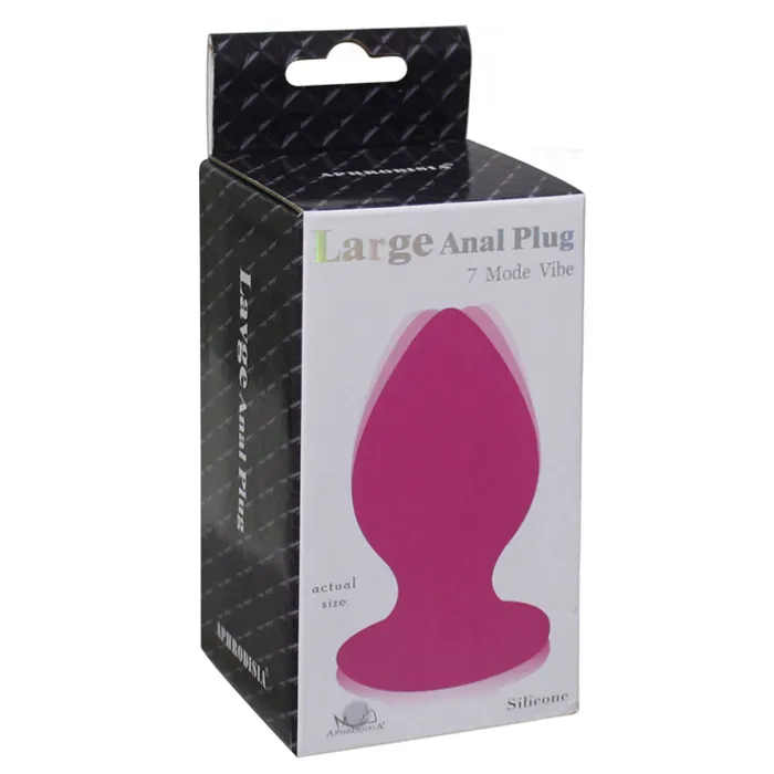 Howells Co Ltd Male Sex Toys Aphrodisia 7 Mode Vibrating Anal Plug Large