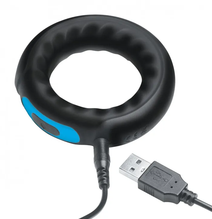 Trinity Vibes Remote Control 7X Silicone Cock Ring Male Sex Toys