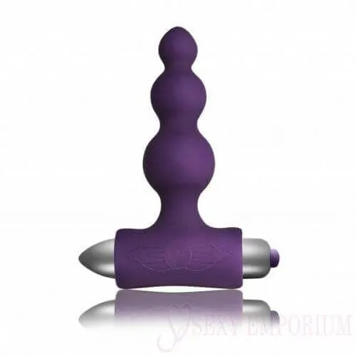Anal Rocks Off RocksOff 7 Speed BUBBLES Butt Plug Purple