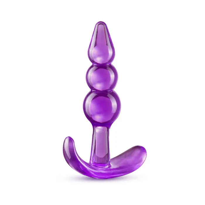 Blush Anal B Yours Triple Bead Anal Plug Purple