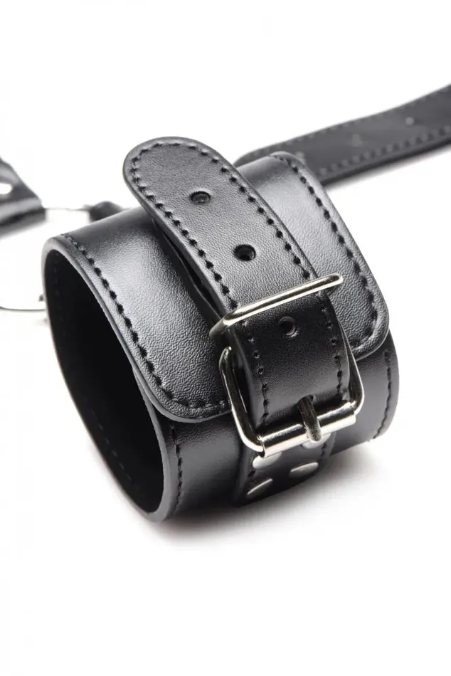 Couples Neck to Wrist Restraints Strict Leather