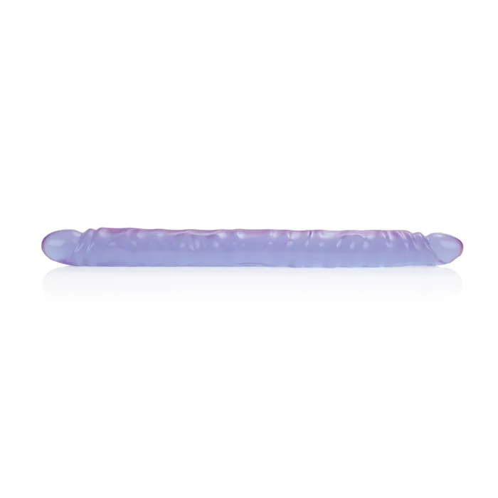 Dildos CalExotics Slim Jim Duo 17 Inches Veined Super Slim Dong Purple