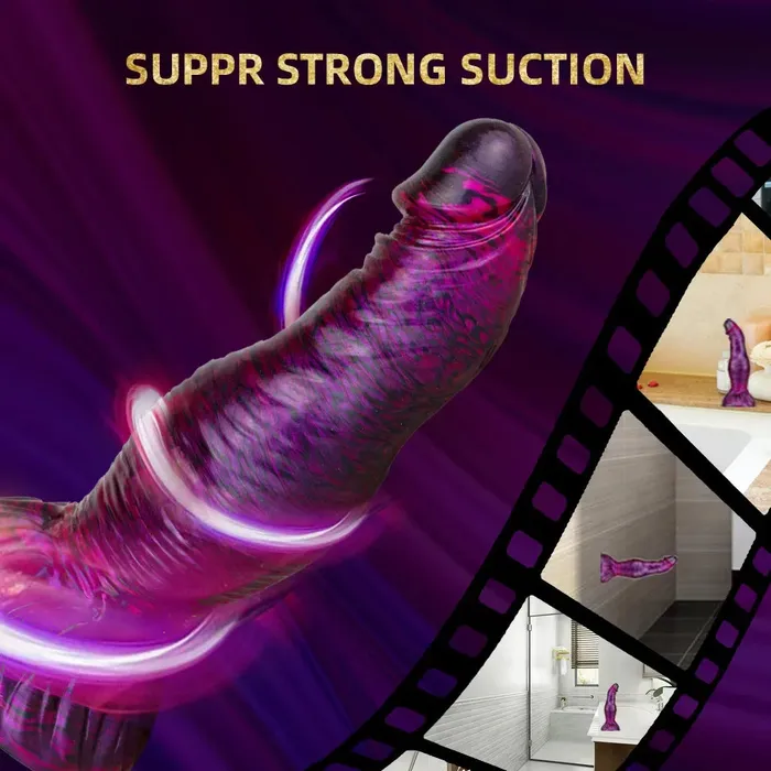 Domlust Anal Exotic Knot Anal Dildo Butt Plug Realistic Geoduck Silicone Dildos Sex Toy for Women