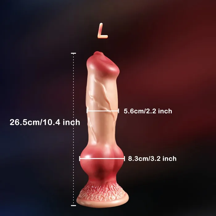 Huge Dog Dildo Butt Plug Monster Animal Anal Dildos G Spot Prostate Massager Domlust Anal