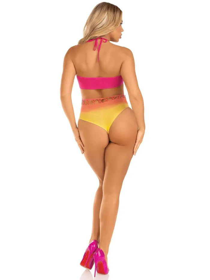 Leg Avenue Ombre Halter Bodysuit One Size Sunset Teddies And Bodies Leg Avenue Ombre Halter Bodysuit One Size Sunset Teddies And Bodies