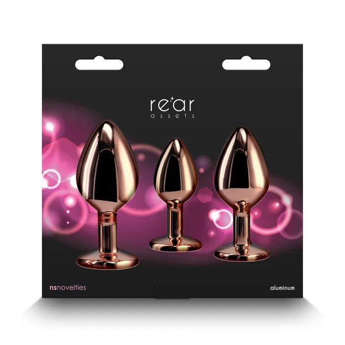 nsnovelties Anal Rear Assets Trainer Kit Rose Gold Pink Heart nsnovelties Anal Rear Assets Trainer Kit Rose Gold Pink Heart