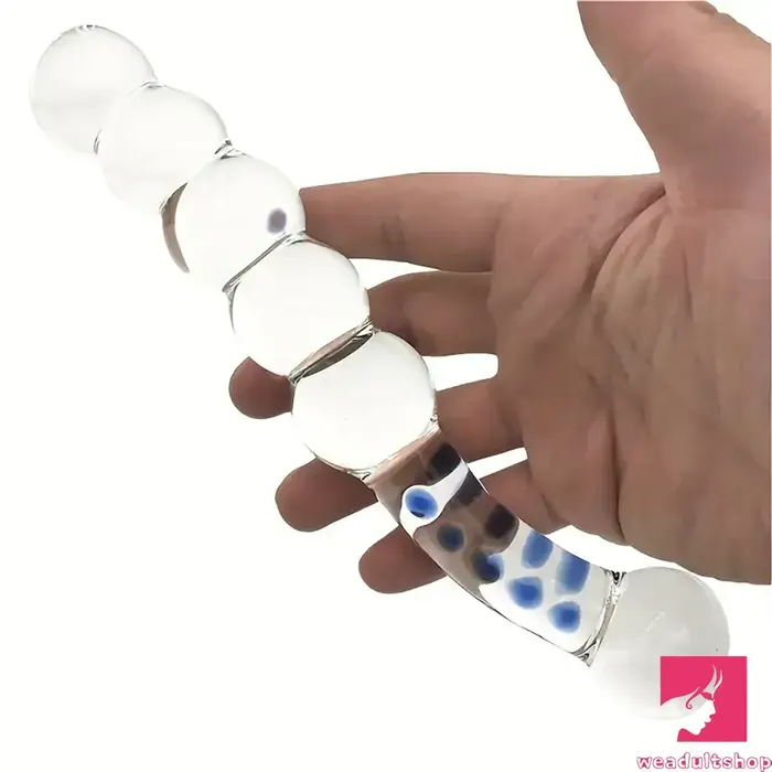 748in Clear Real Glass Crystal Dildo For GSpot Vaginal Sex Toy Weadultshop Dildos