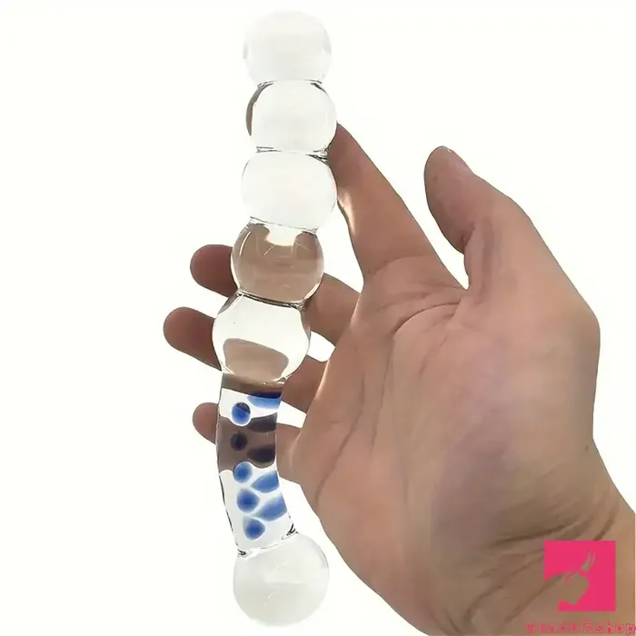 748in Clear Real Glass Crystal Dildo For GSpot Vaginal Sex Toy Weadultshop Dildos