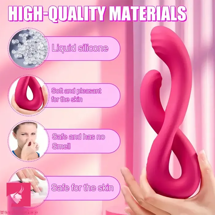 874in Dual Heads Vibrating Automatic Dildo For Clit Simultaneous Weadultshop Female Sex Toys