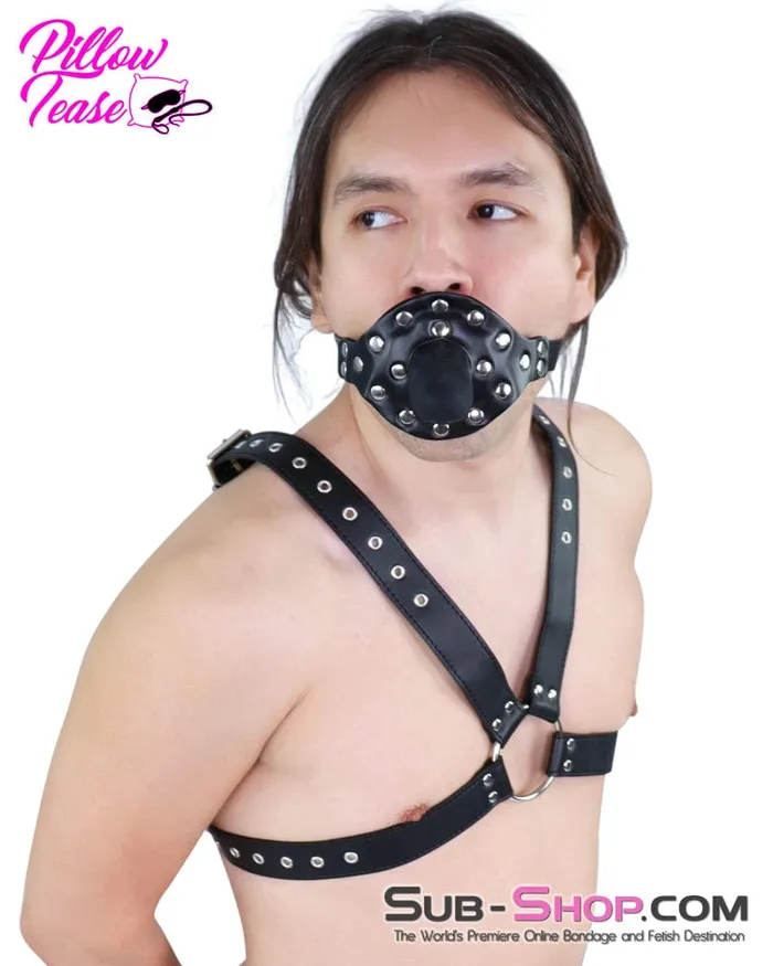 Ali Express 7196AE Locking Double Penis Gag with Dildo Extension Male Sex Toys