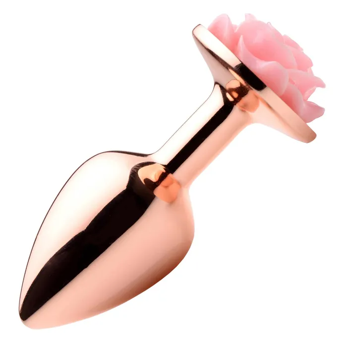 Anal XR Brands Pink Rose Gold Anal Plug Small