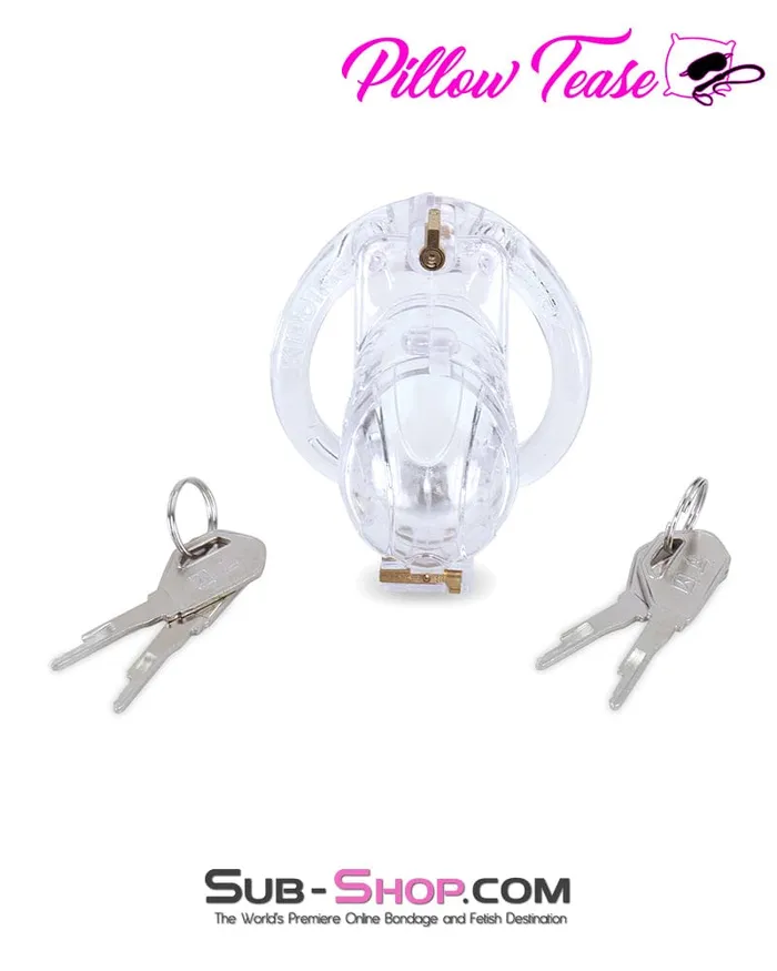 Aria Dildos 7900ARSIS Porthole 2 Lock Sissy Cock Teasing and Torment Chastity Device