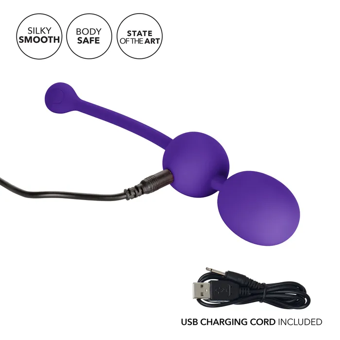CalExotics Female Sex Toys Rechargeable Dual Kegel Purple CalExotics Female Sex Toys Rechargeable Dual Kegel Purple