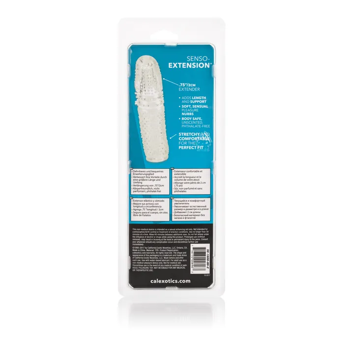 Calexotics Male Sex Toys Stretchy Sensation Booster Fun Extension for Exciting Adventures