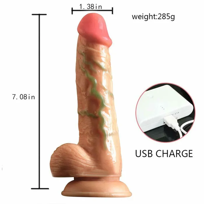 Female Sex Toys Veined Dildo With Suction Base Dong For Sex Dual Layer Dildo Vibrator weadultshop