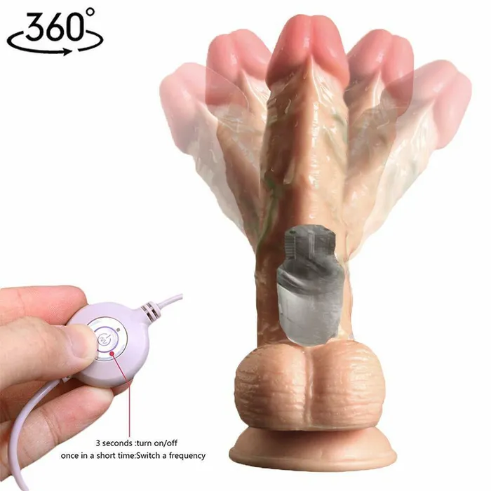 Female Sex Toys Veined Dildo With Suction Base Dong For Sex Dual Layer Dildo Vibrator weadultshop