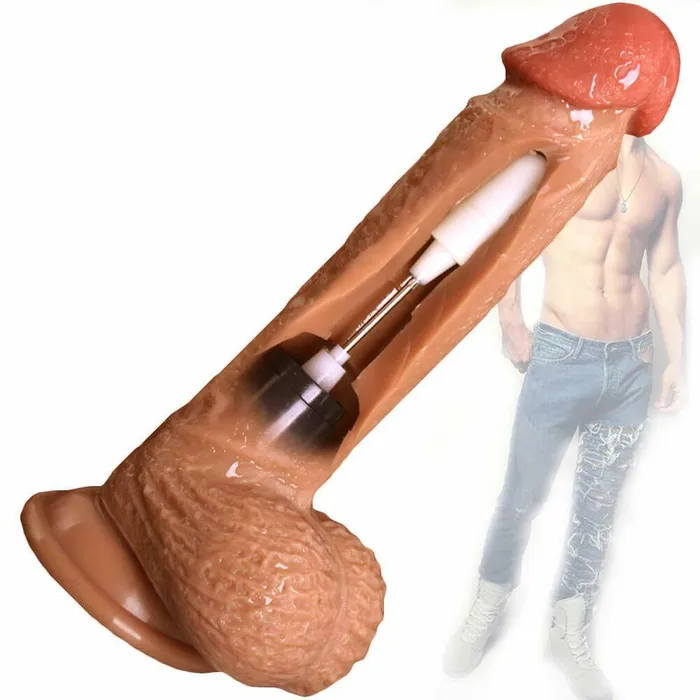 Female Sex Toys Veined Dildo With Suction Base Dong For Sex Dual Layer Dildo Vibrator weadultshop