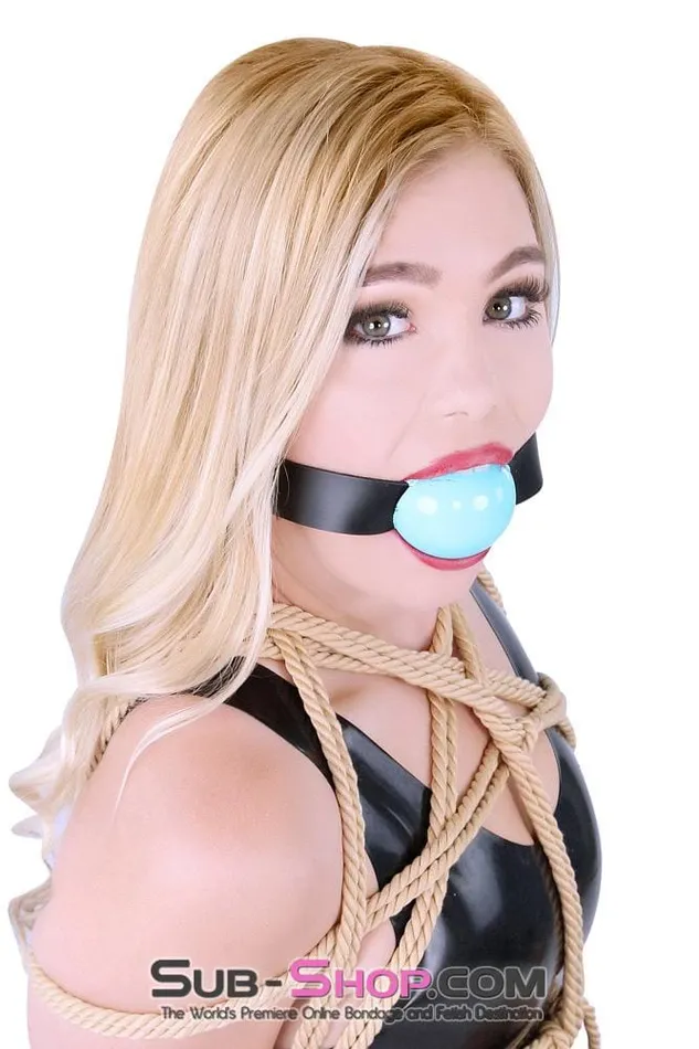 Male Sex Toys Autumn 0598A 2 Large Ball Gag Diamond Blue Ball Gag