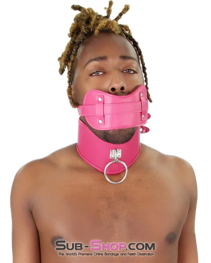 Male Sex Toys Moonwell 2300MSIS BDSM Mistress Pretty Sissy Bois Head Games 3 Locking Penis Panel Gag