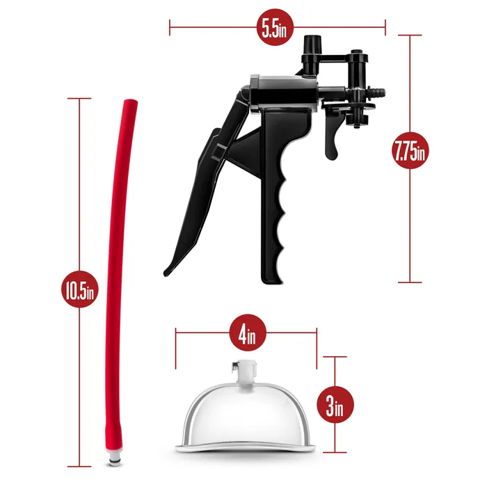Male Sex Toys Temptasia Pussy Pump Feel Fabulous with Gentle Suction and Sensitivity Boost Blush Novelties