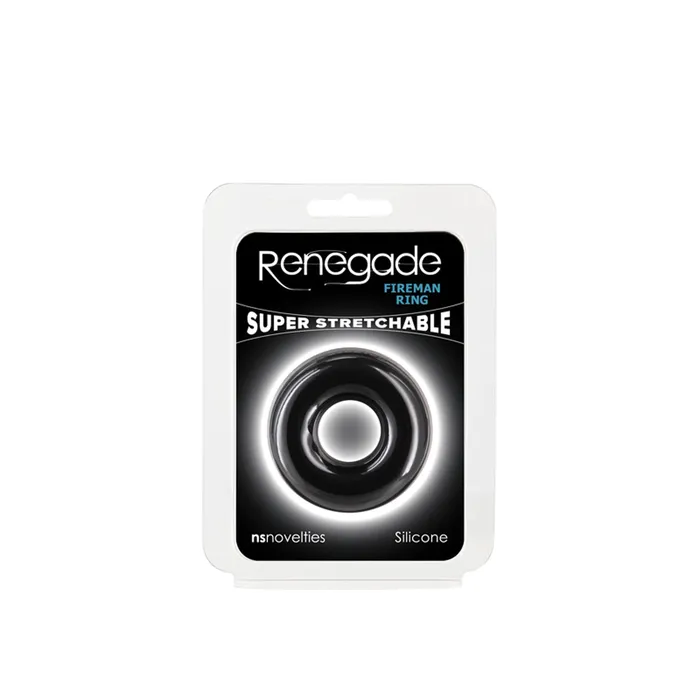 nsnovelties Renegade Fireman Ring Medium Black Anal