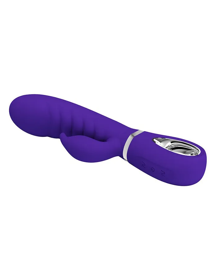 Pretty Love Prescott Super Soft Rabbit Silicone Vibrator Purple Vibrators Pretty Love Prescott Super Soft Rabbit Silicone Vibrator Purple Vibrators