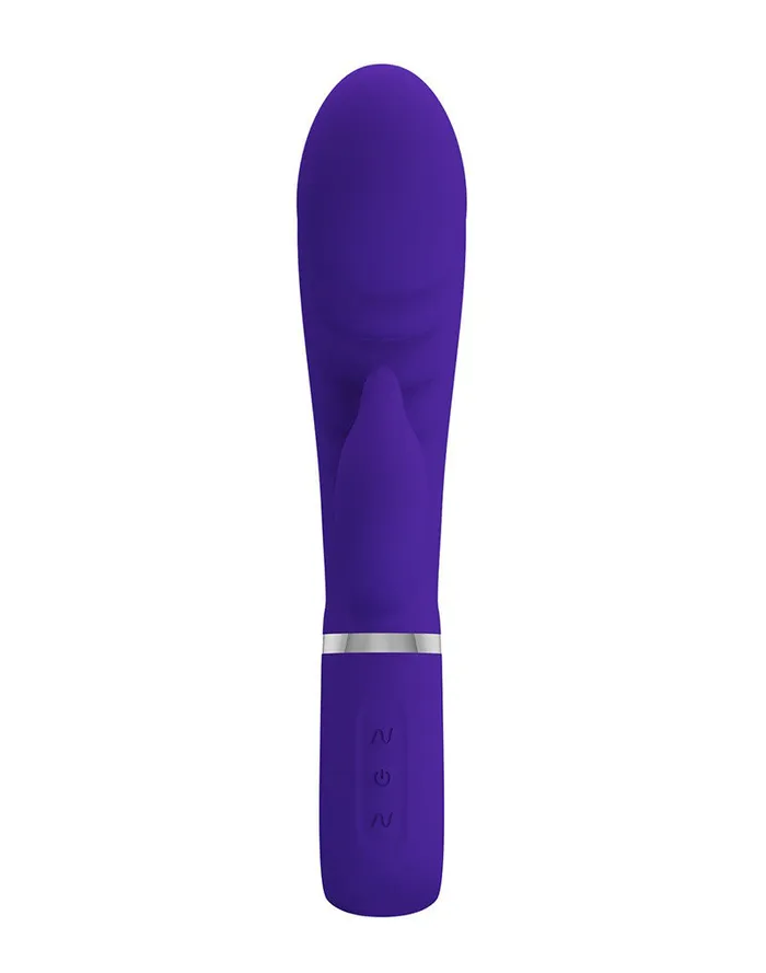 Pretty Love Prescott Super Soft Rabbit Silicone Vibrator Purple Vibrators Pretty Love Prescott Super Soft Rabbit Silicone Vibrator Purple Vibrators