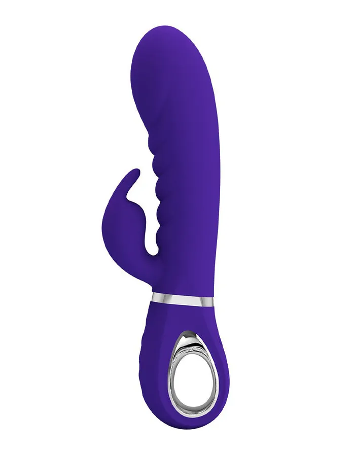 Pretty Love Prescott Super Soft Rabbit Silicone Vibrator Purple Vibrators Pretty Love Prescott Super Soft Rabbit Silicone Vibrator Purple Vibrators