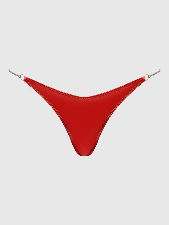 Fredericks Of Hollywood Vibrators Petra Rhinestone Side Satin GString Fredericks Of Hollywood Vibrators Petra Rhinestone Side Satin GString