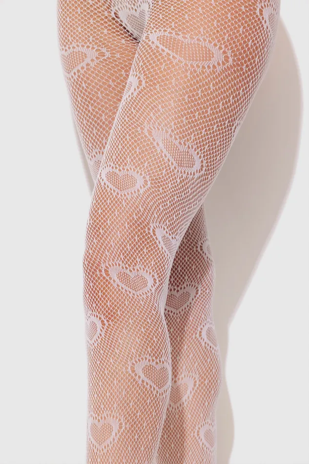 Fredericks Of Hollywood Anal Fishnet Knit Heart Tights Fredericks Of Hollywood Anal Fishnet Knit Heart Tights