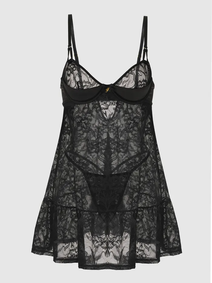 Fredericks Of Hollywood Couples Dahlia Lace Babydoll Fredericks Of Hollywood Couples Dahlia Lace Babydoll