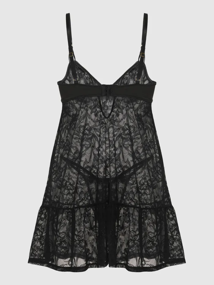 Fredericks Of Hollywood Couples Dahlia Lace Babydoll Fredericks Of Hollywood Couples Dahlia Lace Babydoll