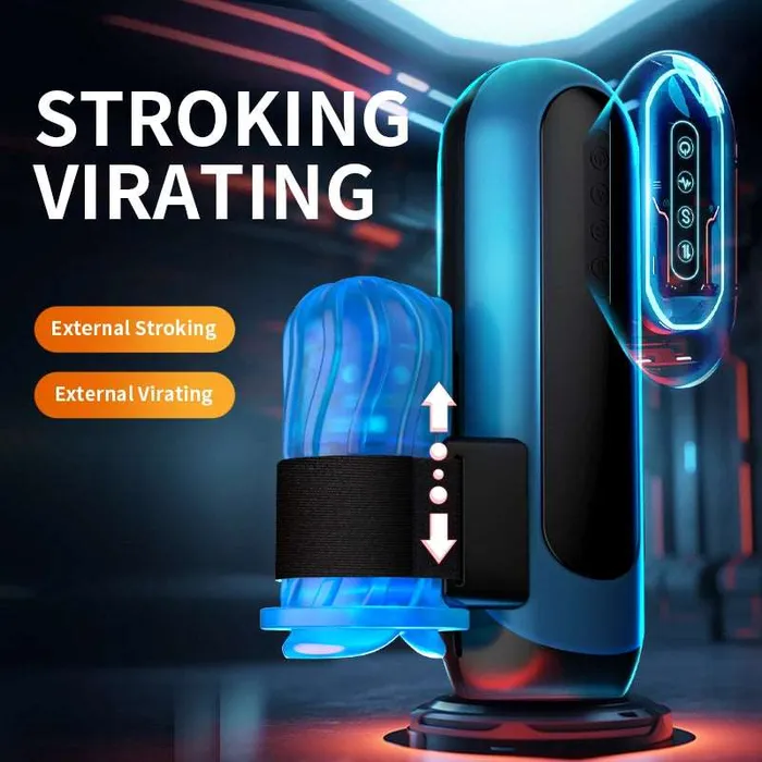 Lurevibe Auto Thrusting Vibrating Stroker Male Masturbator Lurevibe Male Sex Toys