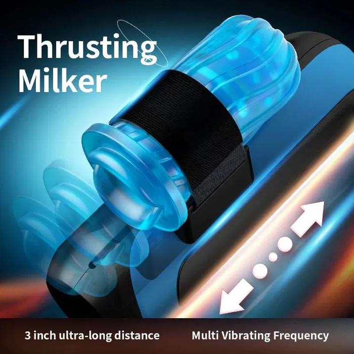Lurevibe Auto Thrusting Vibrating Stroker Male Masturbator Lurevibe Male Sex Toys