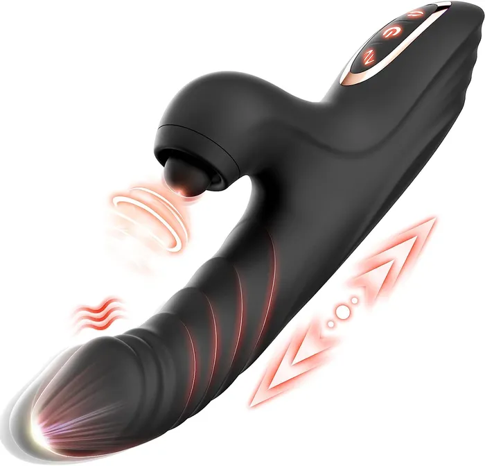 lurevibe Thrusting Dildo Rabbit Vibrator Gspot Vibrator for Women Female Sex Toys