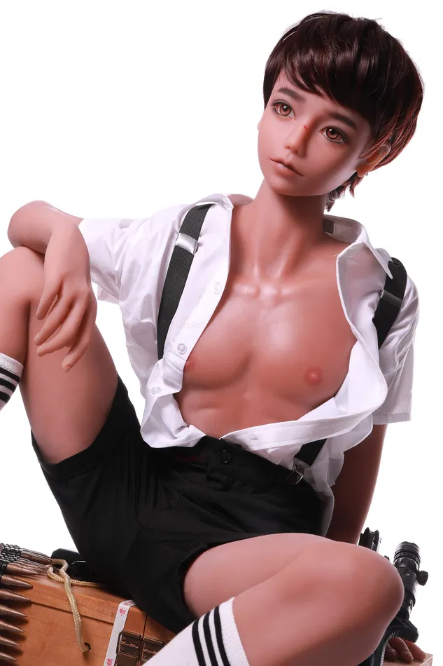 Male Sex Toys COS DOLL David140cm4ft6 Lifelike Asian Male Sex Doll Big Penis Sexy Toys